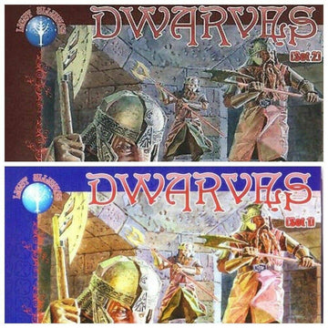 Alliance 1/72 Scale Dwarves Figures Set 1,2 Model Kit, New in Box