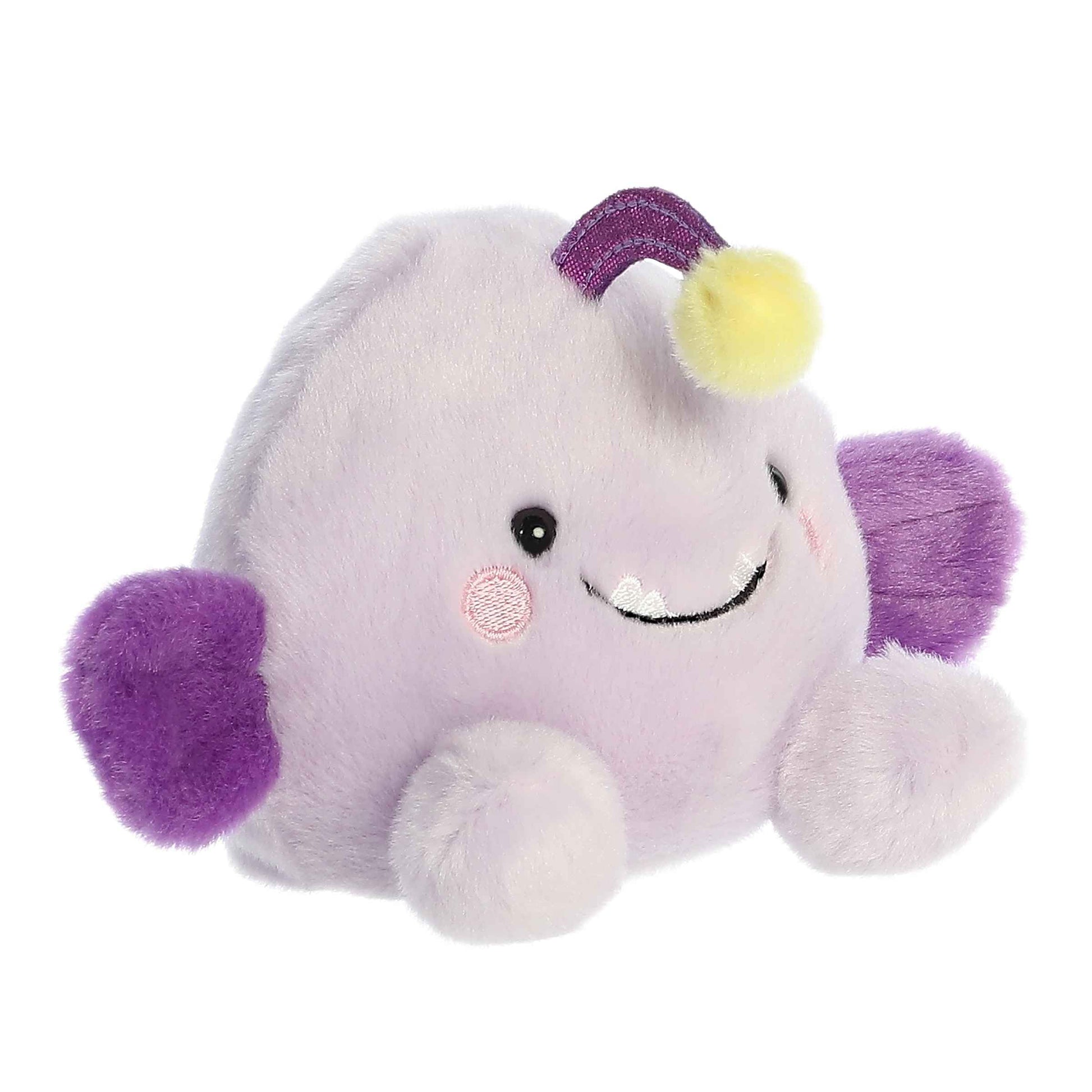 Aurora® Adorable Palm Pals™ Blinky Angler Fish™ Stuffed Animal - Fun Collectible Plush for Kids and Adult Collectors - Perfect for Decorating Rooms