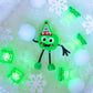 Glo Pals Christmas Pal Water-Activated Bath Toy with 2 Reusable Light-Up Cubes for Sensory Play