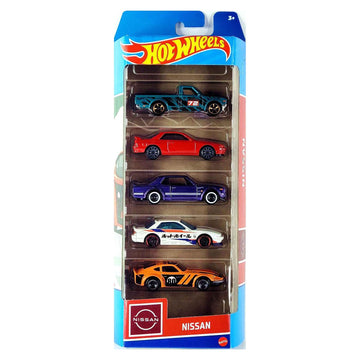 Hot Wheels 5-Pack, 1:64 Scale, Modern & Vintage Models, Toys for Collectors & Kids 3 Years Old & Older (Styles May Vary)