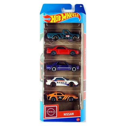 Hot Wheels 5-Pack, 1:64 Scale, Modern & Vintage Models, Toys for Collectors & Kids 3 Years Old & Older (Styles May Vary)