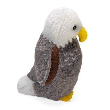 Wild Republic Audubon Birds Bald Eagle Plush with Authentic Bird Sound, Stuffed Animal, Bird Toys for Kids and Birders