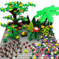 ZHX Garden Park Building Block Parts Botanical Scenery Accessories Plant Set Building Bricks Toy Trees Flowers Compatible All Major Brands (Without
