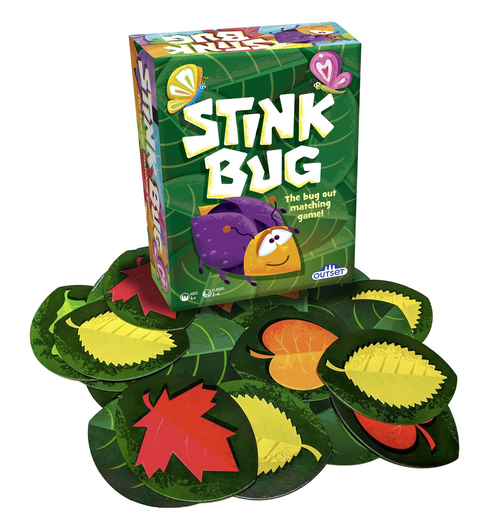 Outset Media Stink Bug - The Bug Out Matching Game for Kids Ages 4 and up