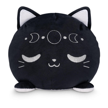 TeeTurtle Reversible 6" Cat Plushie - Celestial Sun and Moon - Cute Kawaii Soft Stuffed Animal