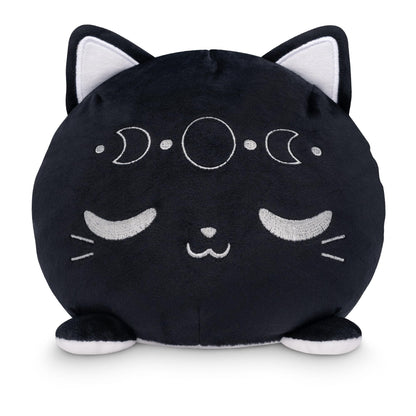 TeeTurtle Reversible 6" Cat Plushie - Celestial Sun and Moon - Cute Kawaii Soft Stuffed Animal