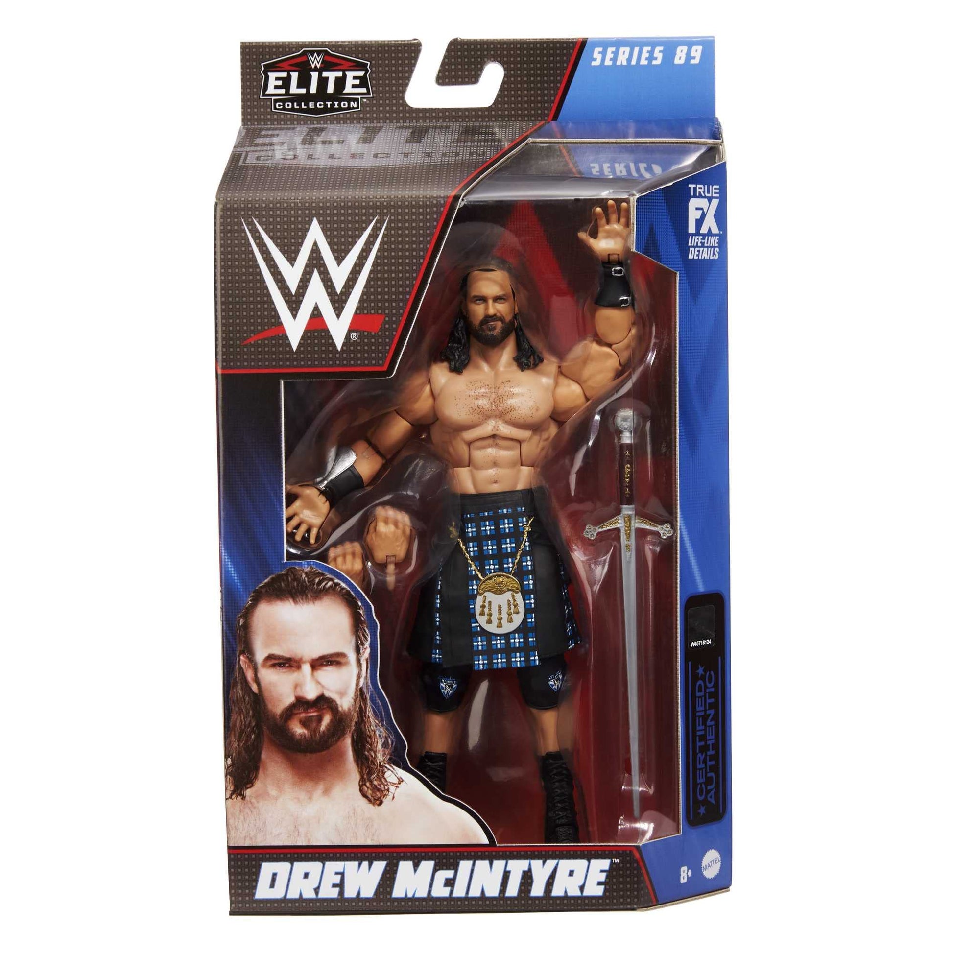 WWE Drew Mcintyre Elite Collection Action Figure, Series # 89