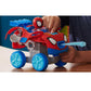 Jazwares Marvel Spidey and HIS Amazing Friends Spidey MECH Web Crawler - 8-Inch Transforming Vehicle - Toys Featuring Your Friendly Neighborhood