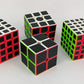 CFMOUR Original Speed Cube Set, 2x2 3x3 4x4 5x5 Carbon Fiber Cube Bundle for Kids, Smooth Original Cube