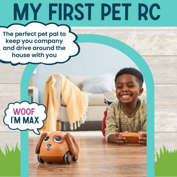 Flybar Poko Petz, Remote Control Car for Toddlers Dog Toys - 2.4GH for Boys and Girls, Light Up, Singing, Talking Toy, Preschool, Best Birthday