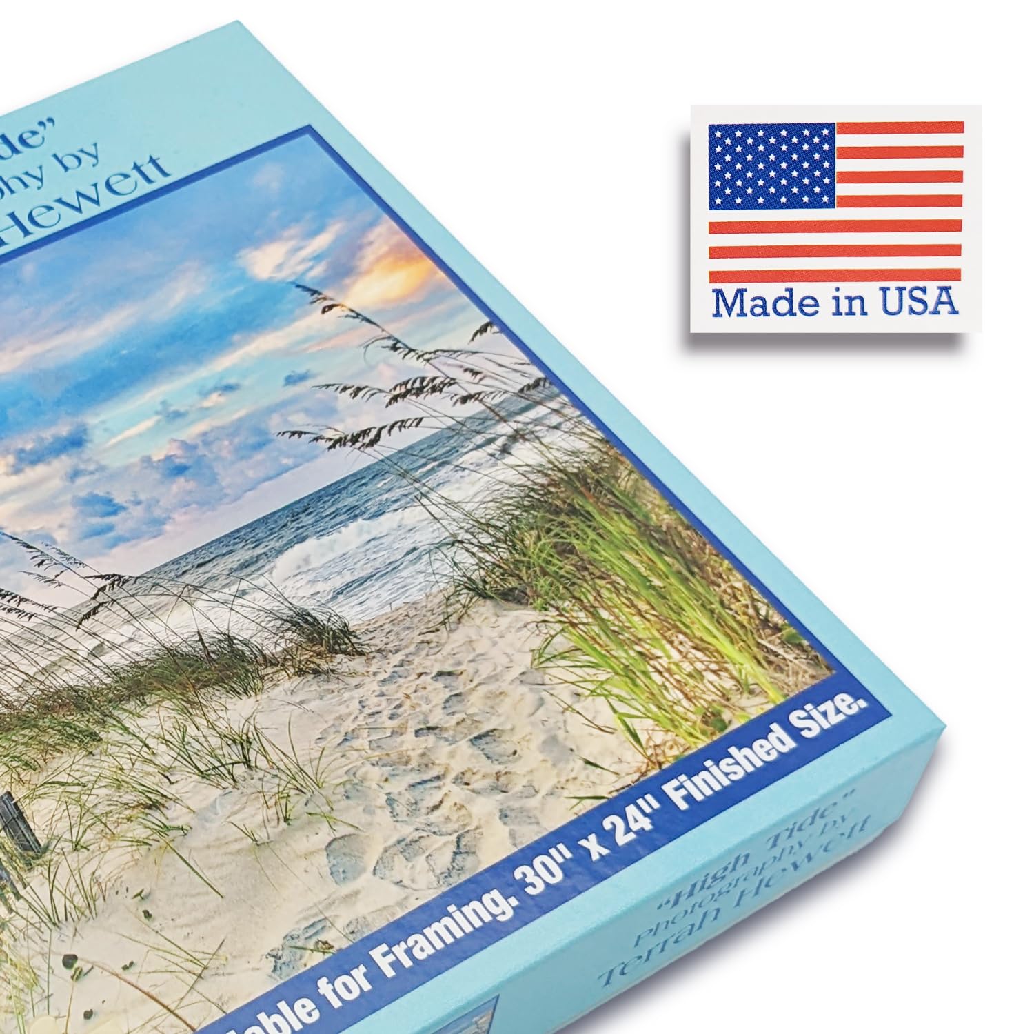 Heritage Puzzle High Tide Beach Ocean by Terrah Hewett 1000 Pieces