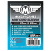 MayDay Games Mini Euro Card Sleeves 45x68mm, 40 Micron, 100 Pack, MDG-7035