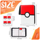 Card Binder 4 Pocket, Trading Card Holder Fits 400 Cards With 50 Removable Sleeves, Portable Collection Card Ablum, Game Card Case book With Zipper