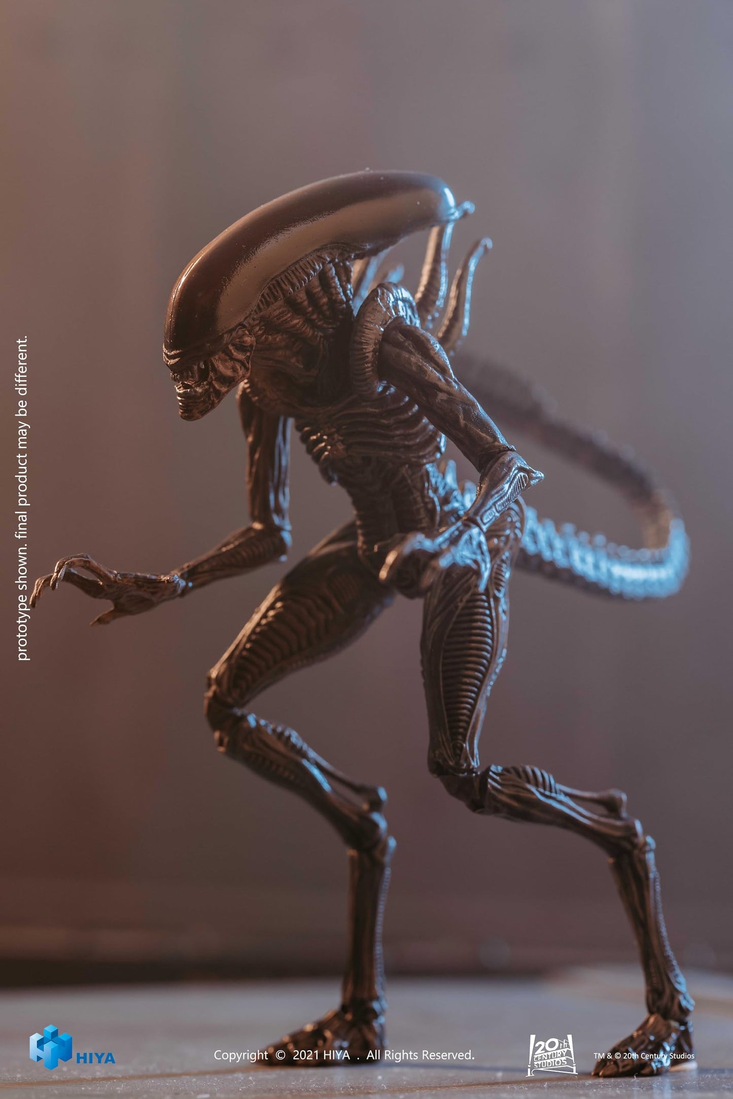 Hiya Toys Exquisite Mini Series 1/18 Scale 5 Inch Alien RESSURECTION Lead Alien Warrior Action Figure