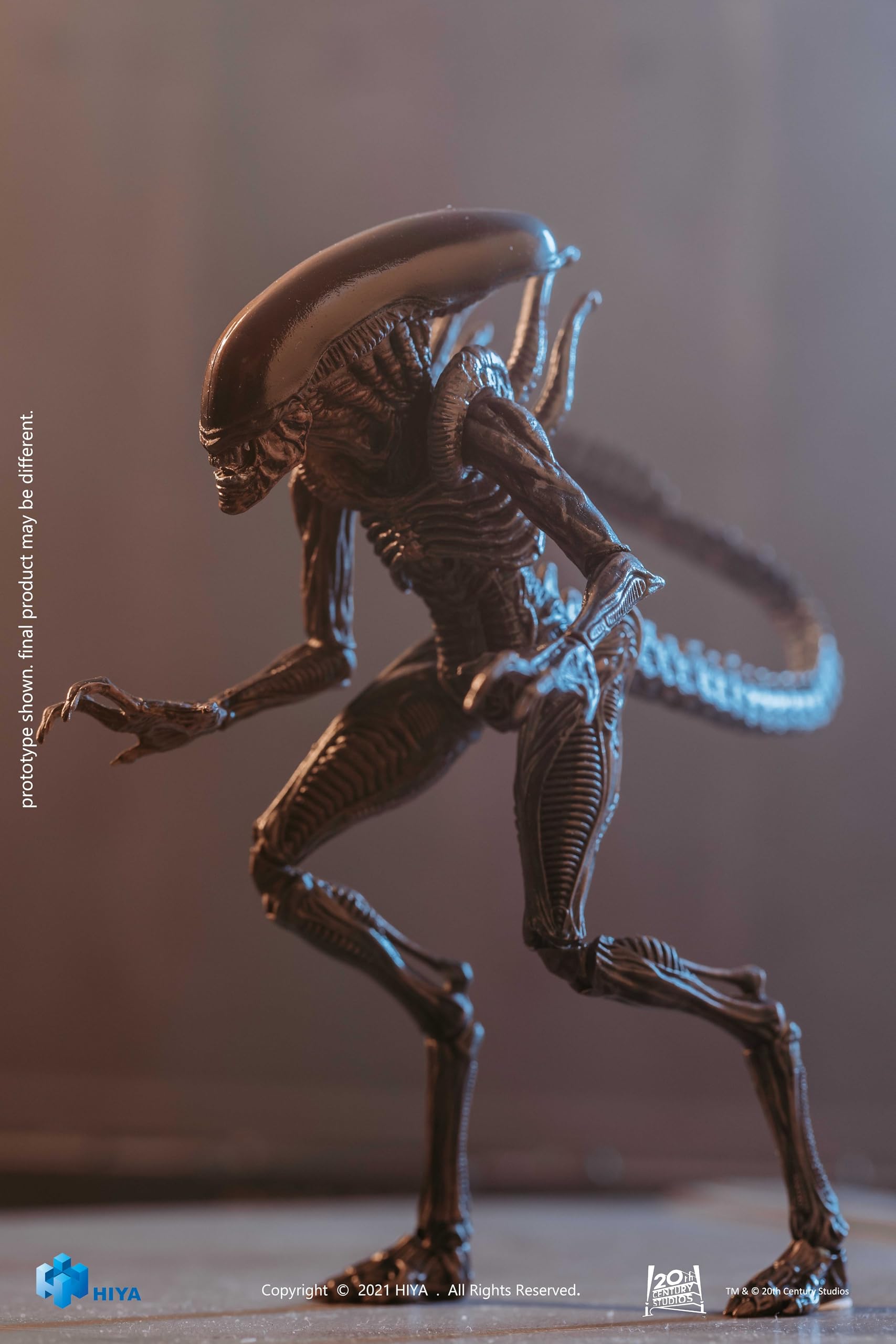 Hiya Toys Exquisite Mini Series 1/18 Scale 5 Inch Alien RESSURECTION Lead Alien Warrior Action Figure
