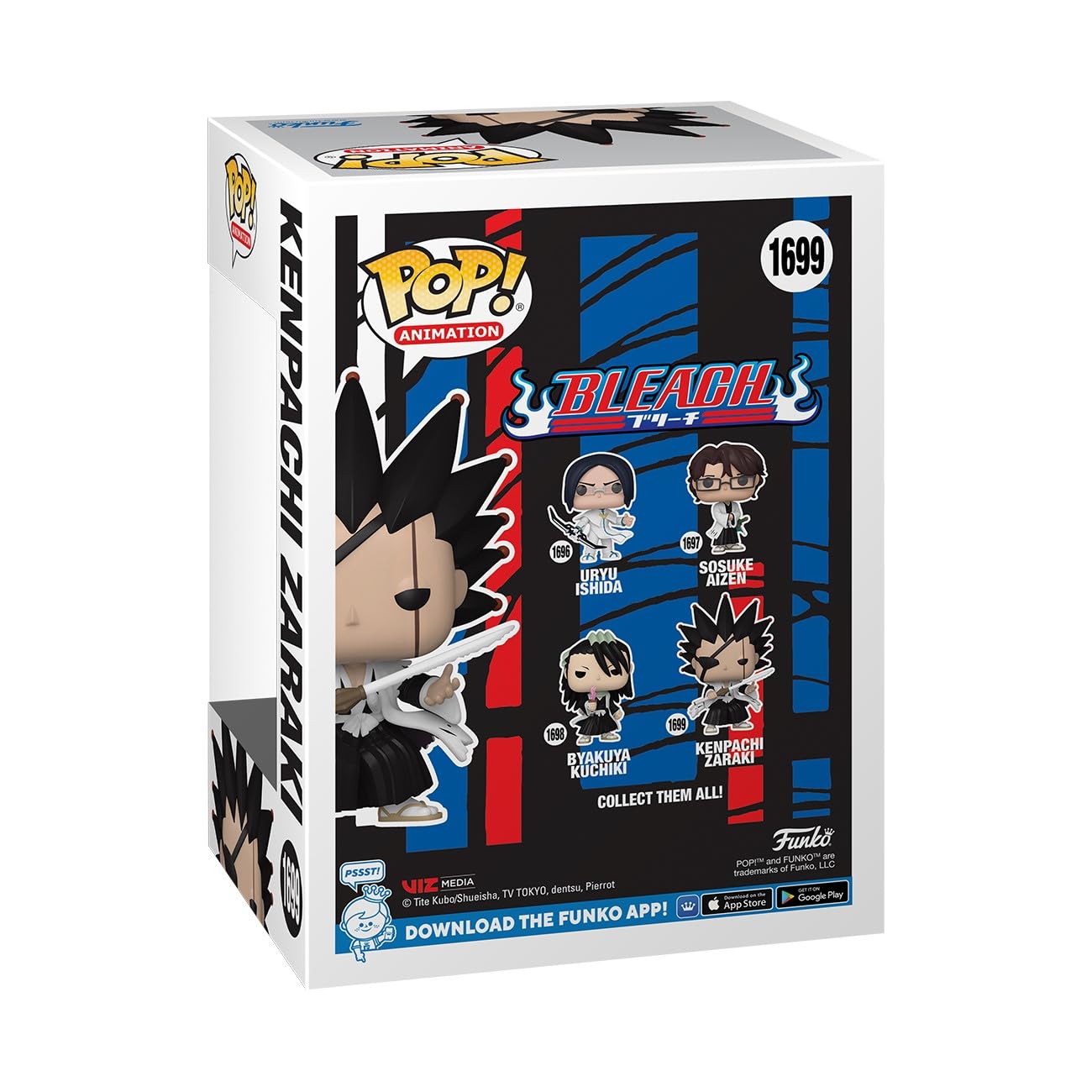 Funko Pop! Animation: Bleach - Kenpachi Zaraki - Collectable Vinyl Figure - Gift Idea - Official Merchandise - for Kids & Adults - Anime Fans - Model