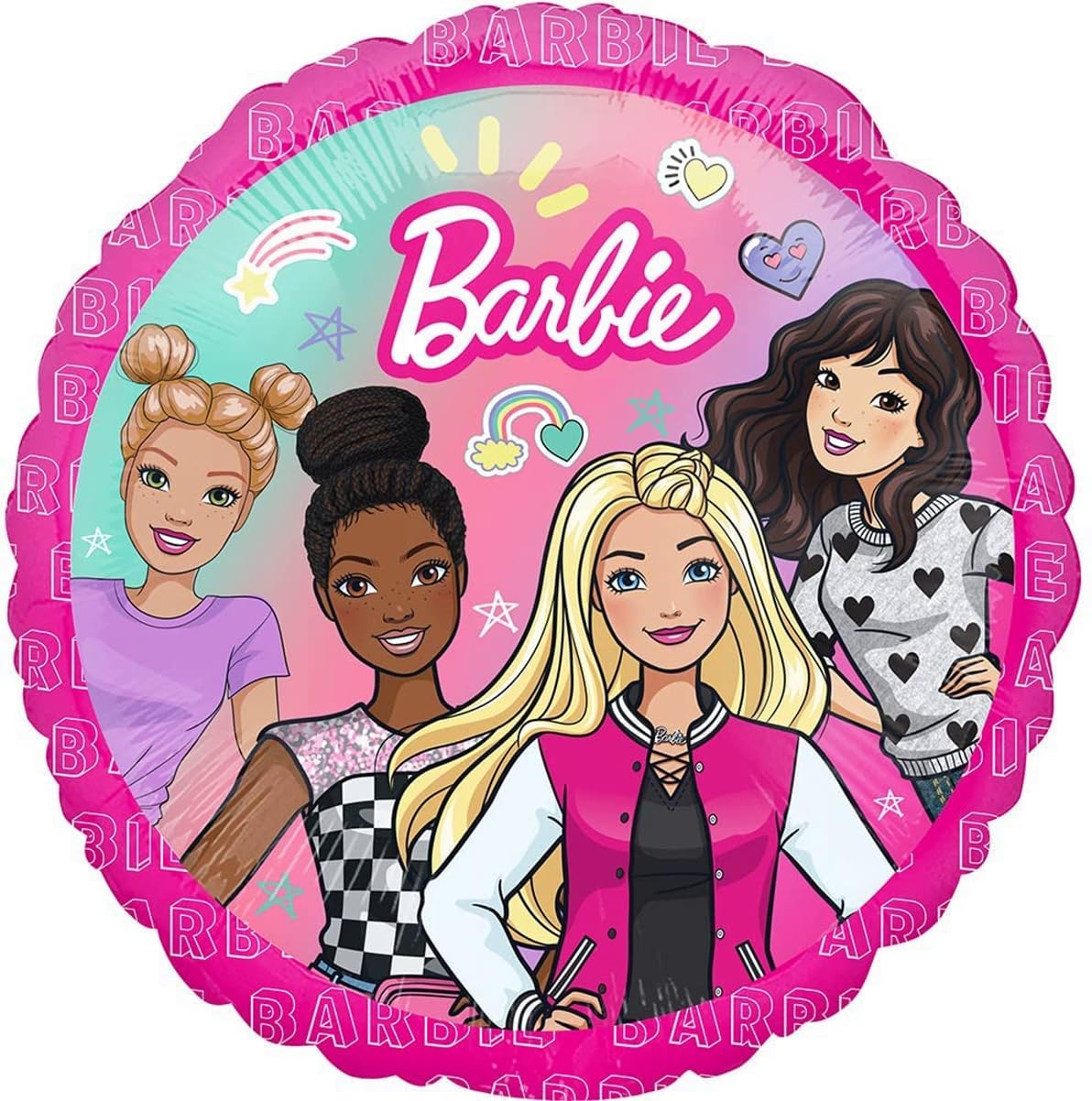 Anagram Barbie Dream Together 5 pc Balloon Bouquet