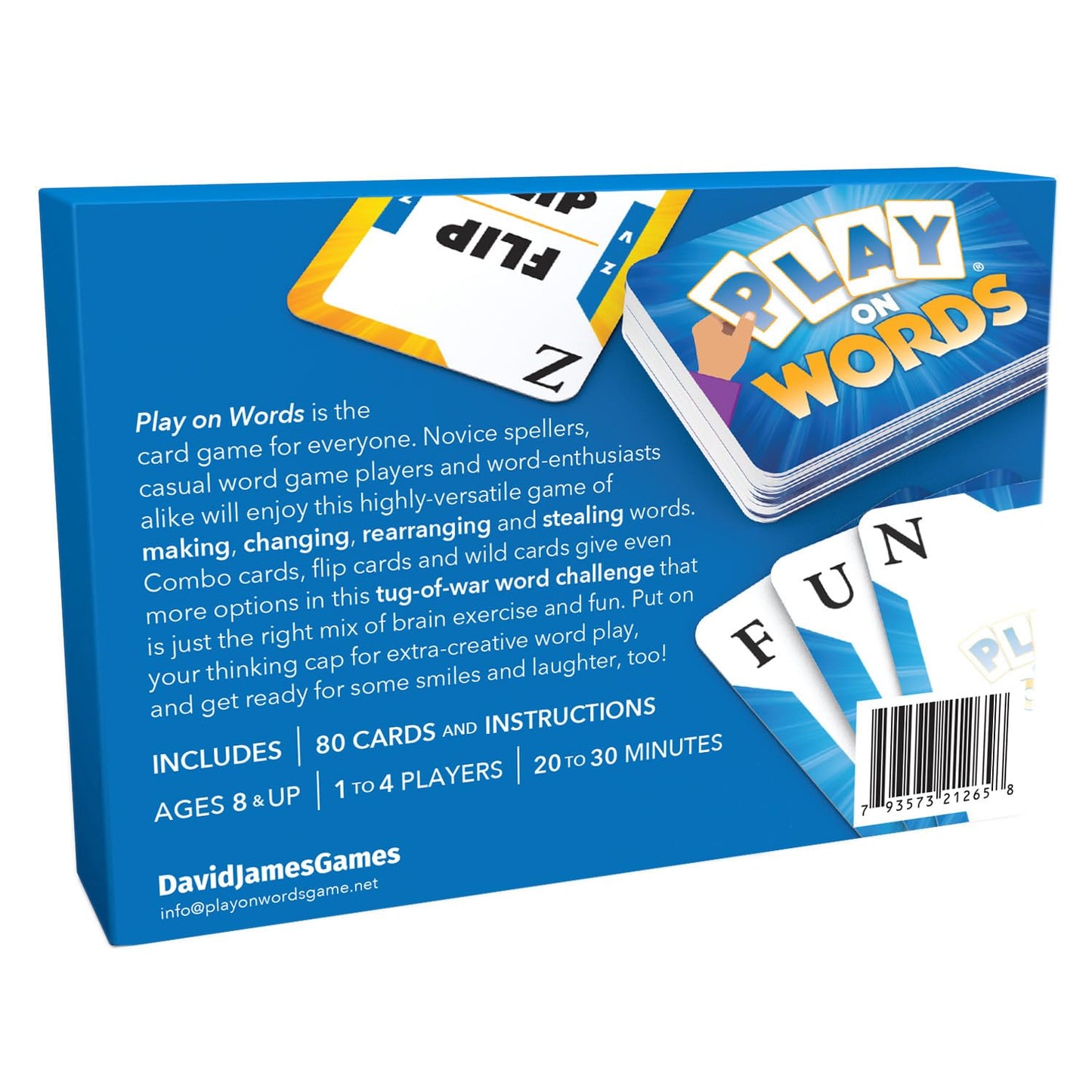 Play On Words Card Game - Extra-Creative Word Making Fun for All Ages - A Parents' Choice Award Winner - Family/Kid-Friendly Word Game