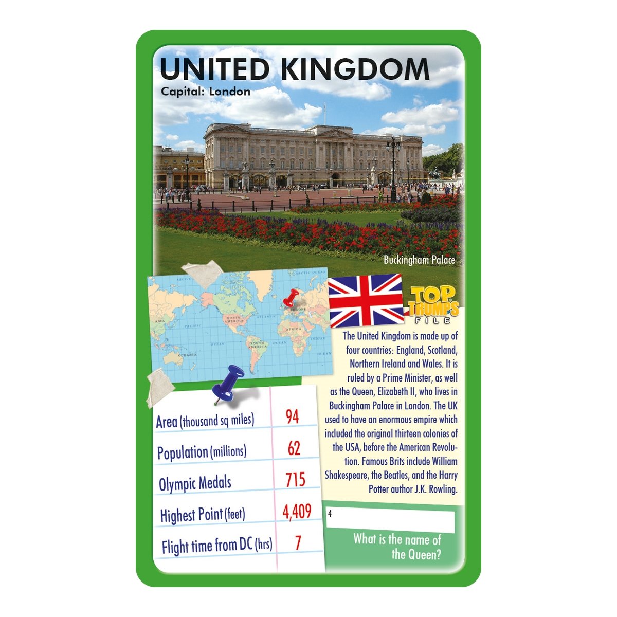 Top Trumps Card Game Countries of The World - Family Games for Kids and Adults - Learning Games - Kids Card Games for 2 Players and More - Kid War