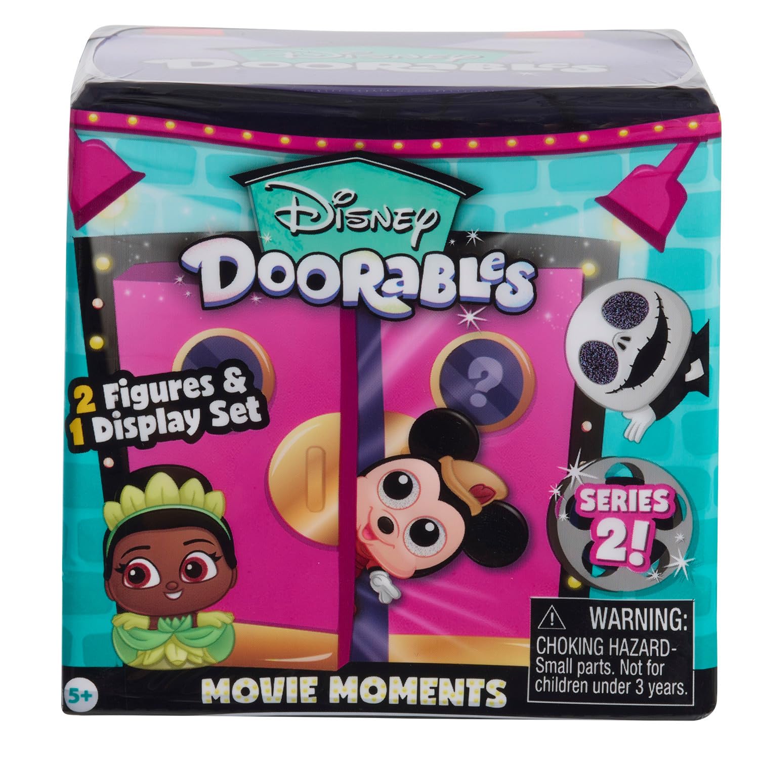 Disney Doorables Movie Moments Series 2, Styles May Vary, 1.5-inch Collectible Figurines, Kids Toys for Ages 5 Up by Just Play