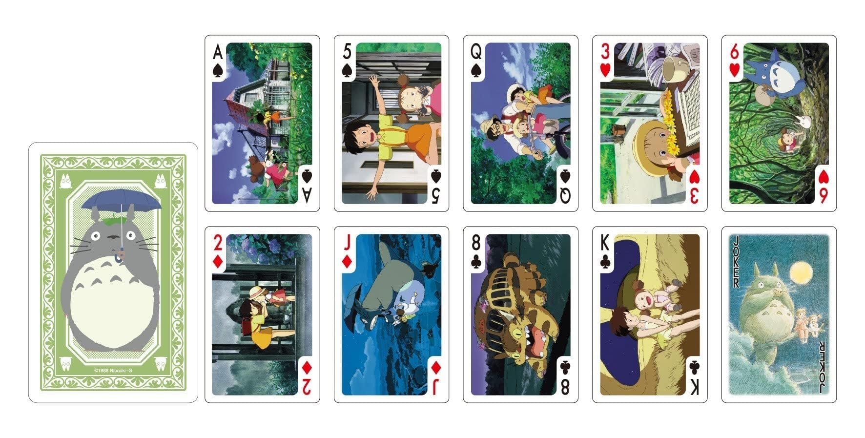 ENSKY Set of 54 Cards Ghibli The Voyage of Chihiro (ref. ENSKY-18198)
