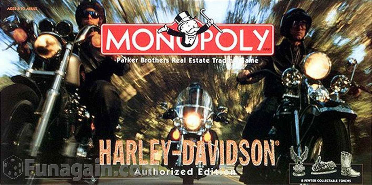 Harley Davidson Legendary Bikes Edition Monopoly Game