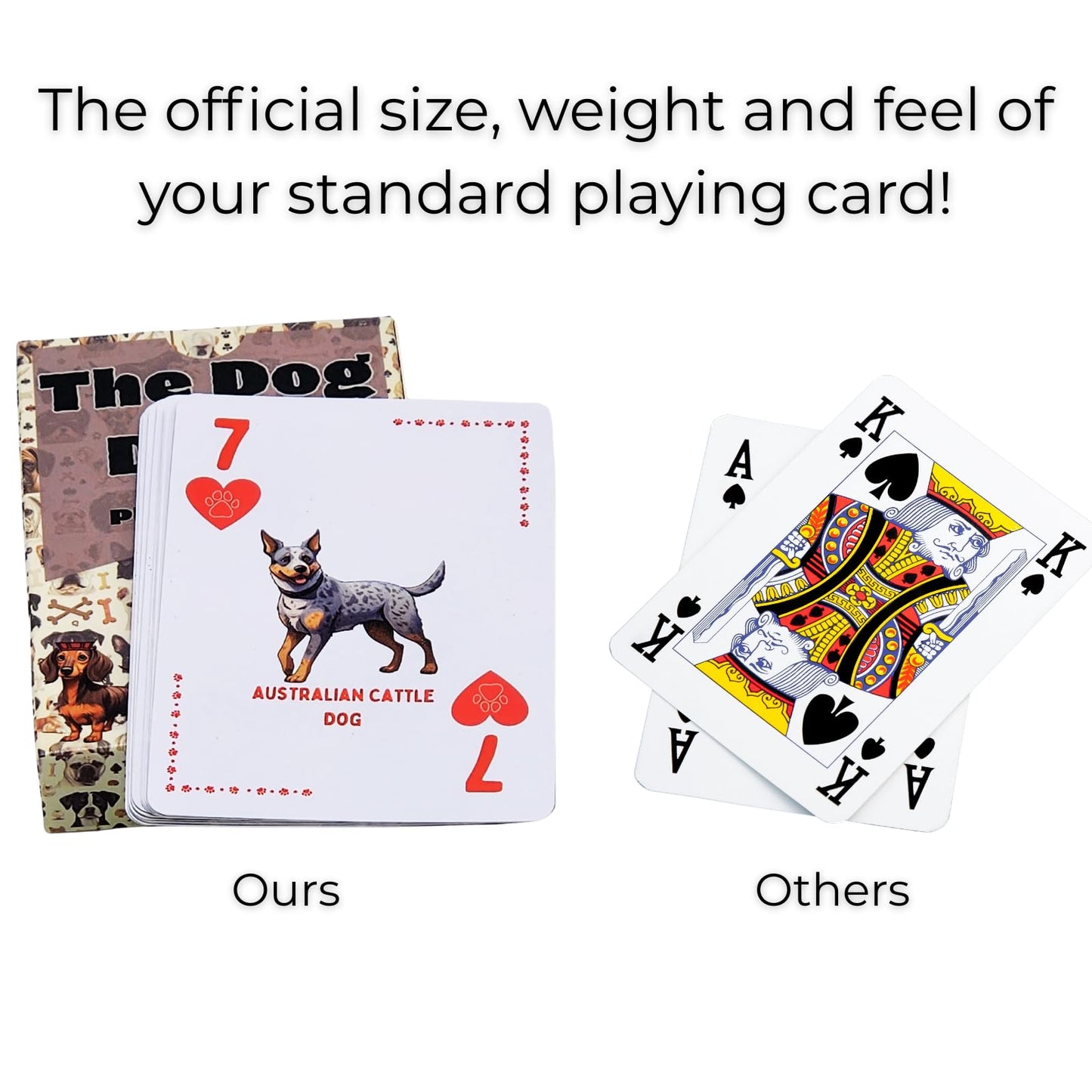 Truwnorth The Dog Deck Premium Playing Cards, Poker Size Standard Index, Luxury Playing Cards