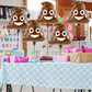 6Pcs Big Poop Balloon?Party Funny Aluminum Poo Foil Balloon?Suitable for Various Party Decorations