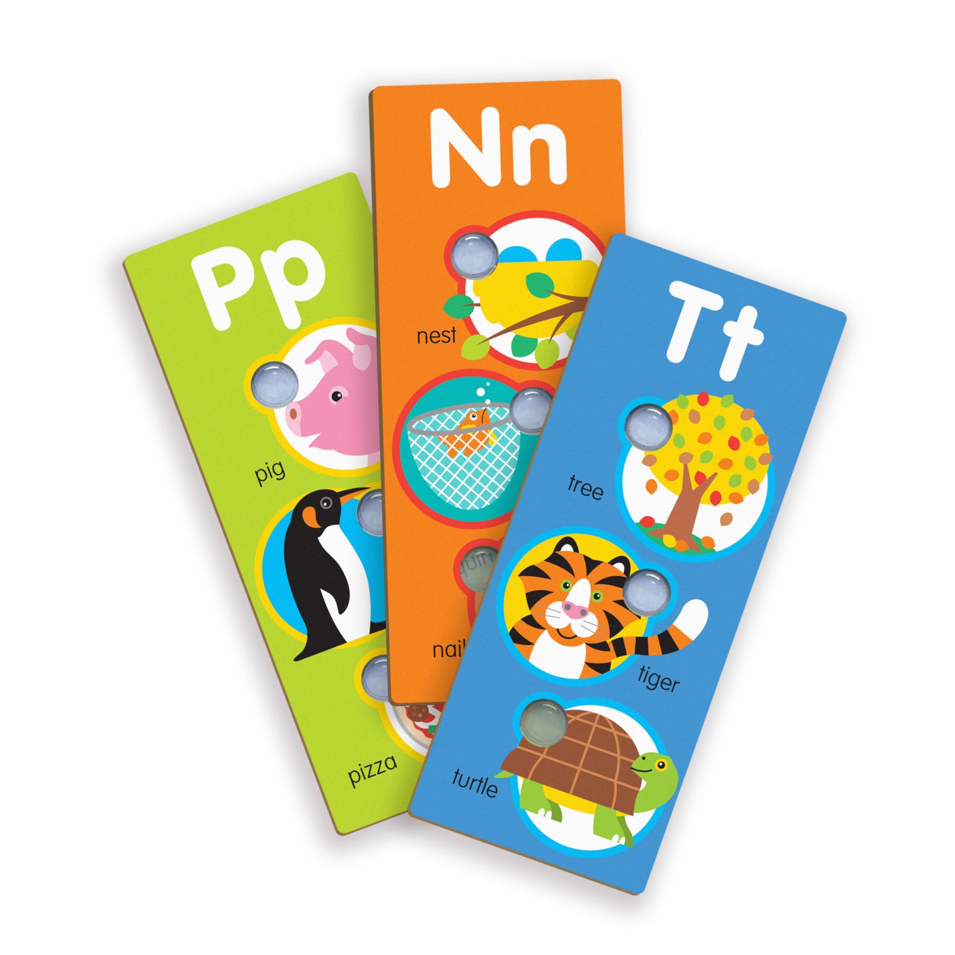 Melissa & Doug Poke-a-Dot! Alphabet Jumbo Learning Cards, 13 Double Sided Interactive ABC Flash Cards, Educational Activities for Toddlers and