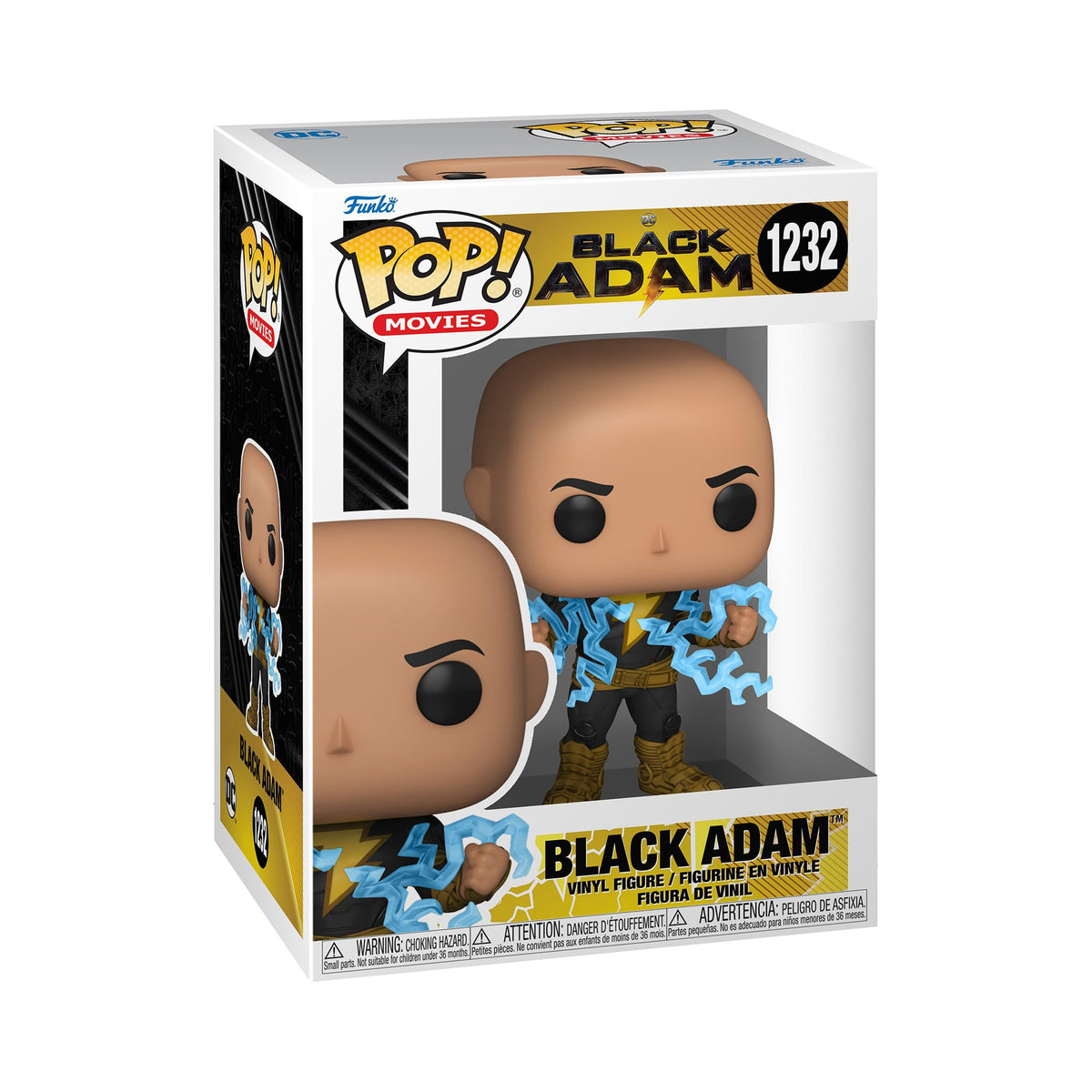 Funko POP! DC - Black Adam with Lightning Chest (1 in 6 Chase Chance)