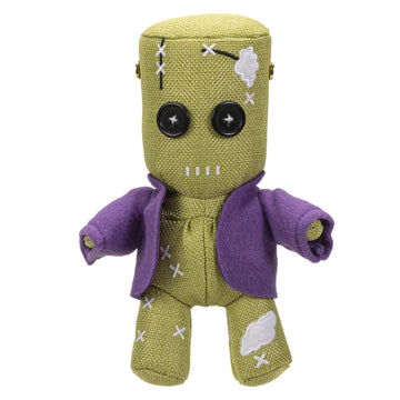 SUMMIT COLLECTION Pinhead Monsters Frankenstein Voodoo Doll Button Eyes Plush Collectible 7.5 Inch Tall Soft Figurine