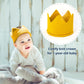 Baby Boy 1st Birthday Party Decorations by innerspark, Blue and Gold set, Ribbon High Chair Banner, Birthday crown hat, Gold Cake Topper