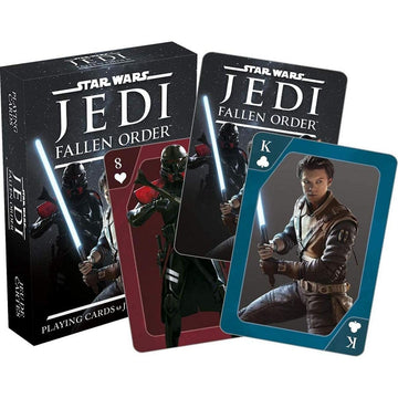 AQUARIUS Star Wars Playing Cards - Jedi Fallen Order Deck of Cards for Your Favorite Card Games - Officially Licensed Star Wars Merchandise