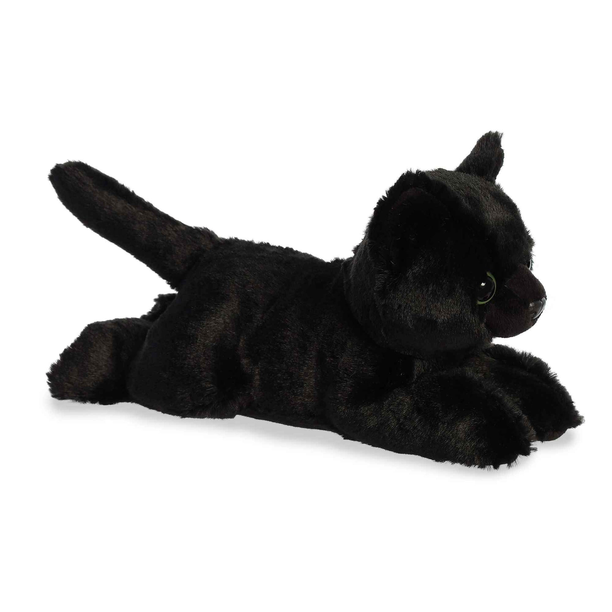 Aurora® Adorable Mini Flopsie™ Twilight Cat™ Stuffed Animal - Mini Companions Ready for Playful Adventures - for Kids All Ages, Toddlers, Adults,