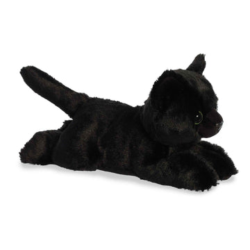 Aurora® Adorable Mini Flopsie™ Twilight Cat™ Stuffed Animal - Mini Companions Ready for Playful Adventures - for Kids All Ages, Toddlers, Adults,