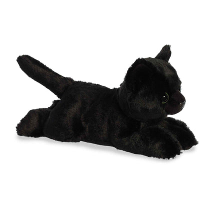 Aurora® Adorable Mini Flopsie™ Twilight Cat™ Stuffed Animal - Mini Companions Ready for Playful Adventures - for Kids All Ages, Toddlers, Adults,