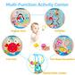 rolimate Wooden Activity Cube Best Christmas Gifts for 3 Year Old and Up Boy Girl Shape Sorter Activity Center for Baby Kid Toddler Preschool Learning