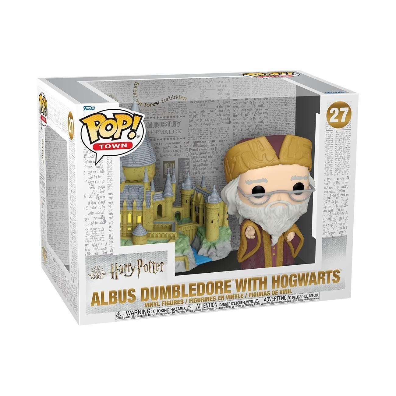 Funko POP! Town: Harry Potter Anniversary - Albus Dumbledore with Hogwarts