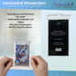 Max Protection Magnetic Card Holder Sleeves - Resealable 100ct Packs - Crystal Clear Acid-Free Polypropylene - Secure & Protect from Scratches