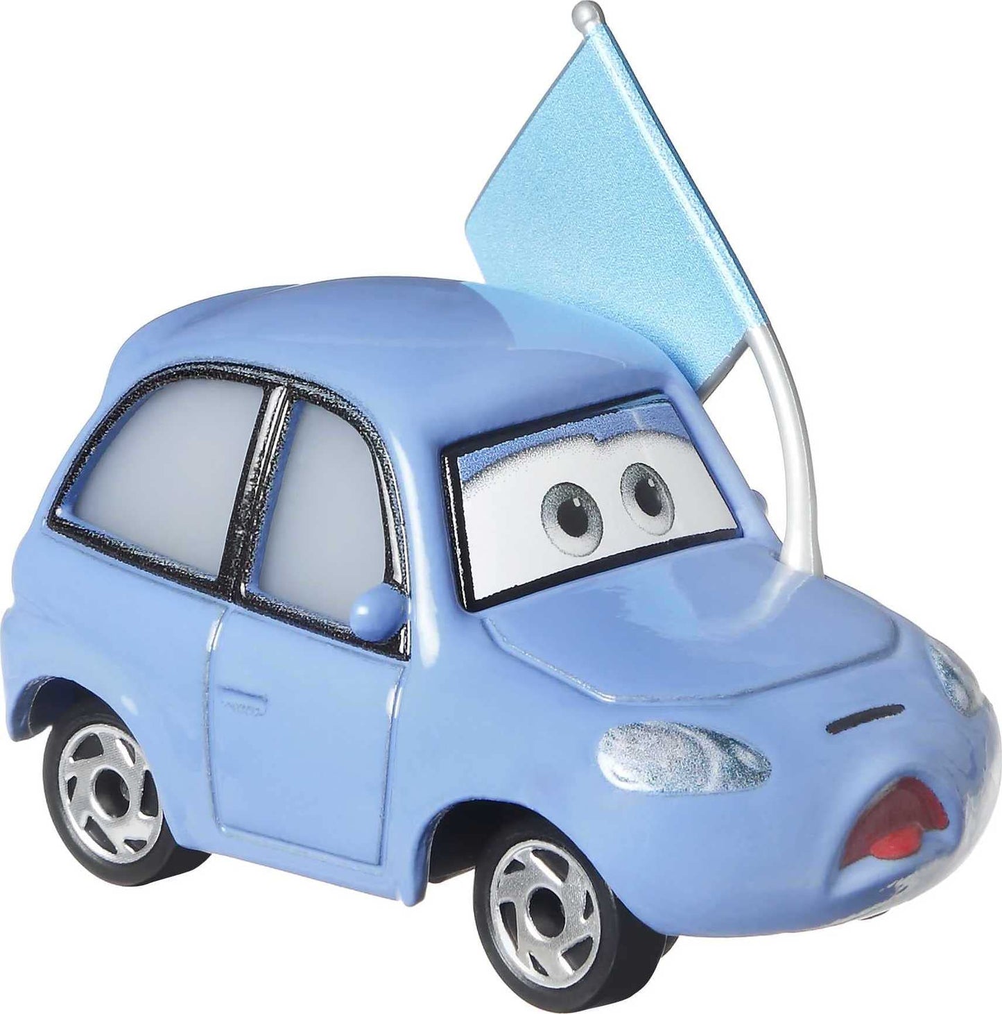 Disney Cars Toys Die-Cast Matthew True Blue Mccrew, 1:55 Scale Fan Favorite Character Vehicle for Racing and Storytelling Fun, Gift for Kids Ages 3