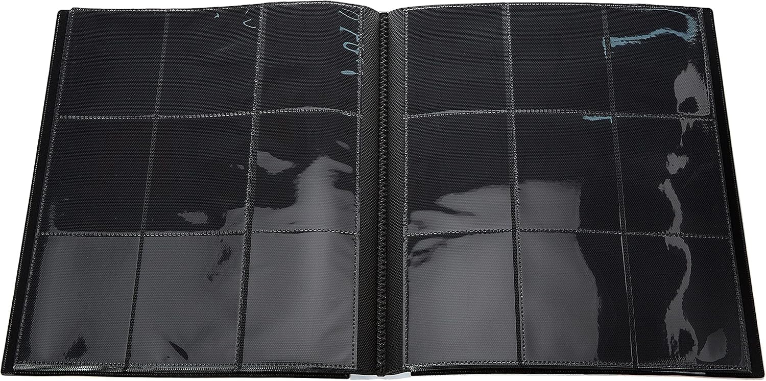 Ultra Pro - Pokemon: Charizard 9-Pocket Full-View PRO Binder Red, Trading Card Collector's Album Display Binder Protection Solution