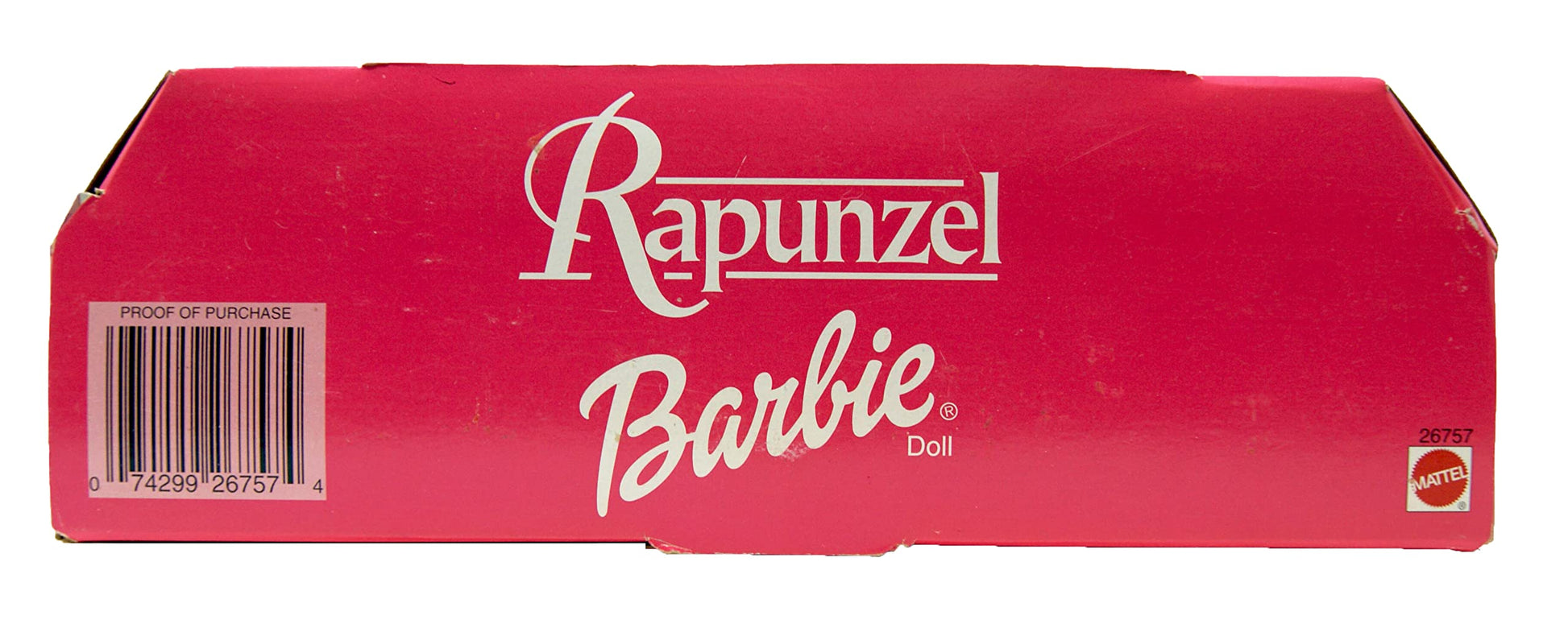 Barbie Rapunzel Pink Gown with Gold Glitter Pink Crown