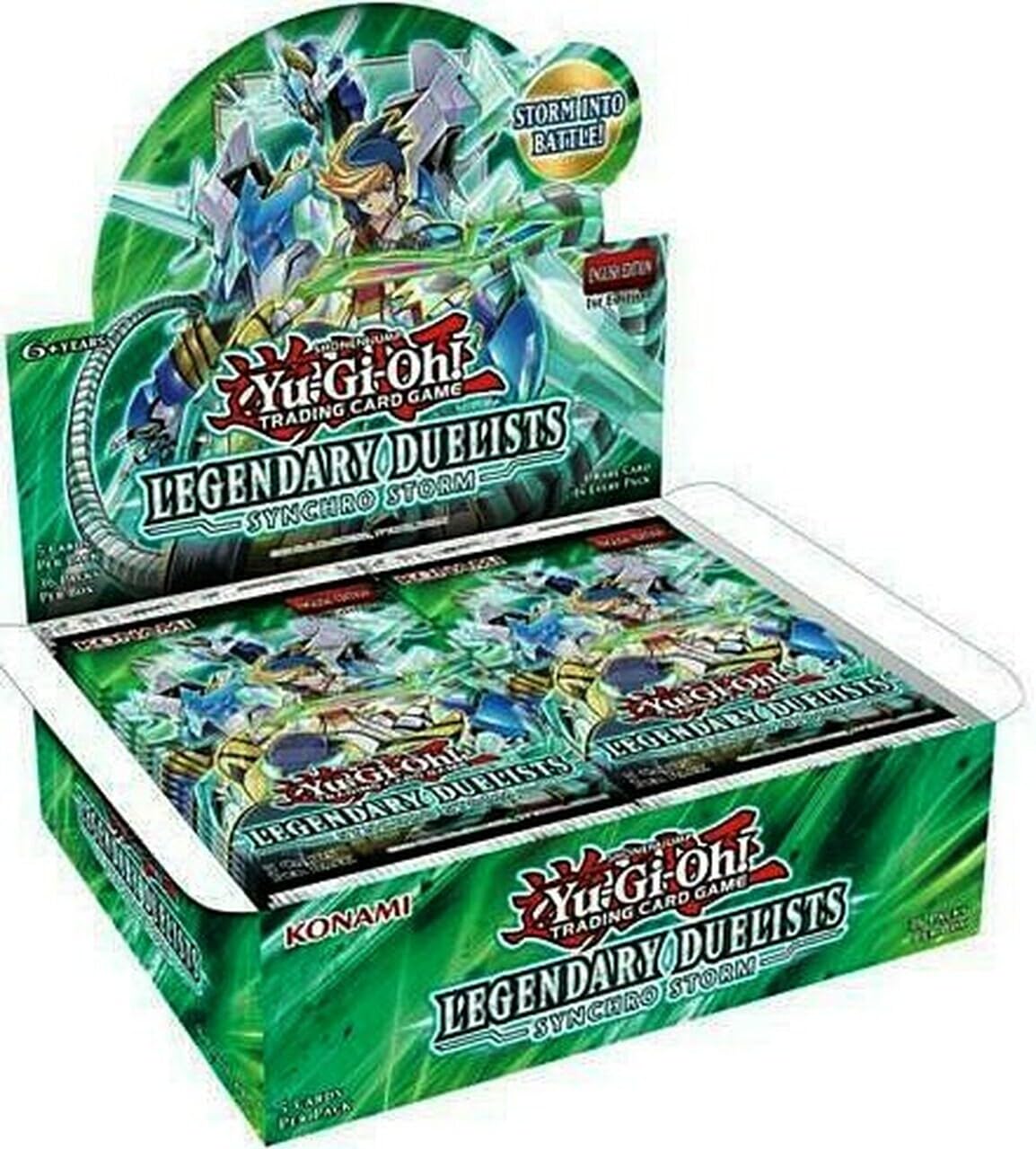 Yu-Gi-Oh! Yugioh Legendary Duelists Synchro Storm Booster Box - 36 Packs