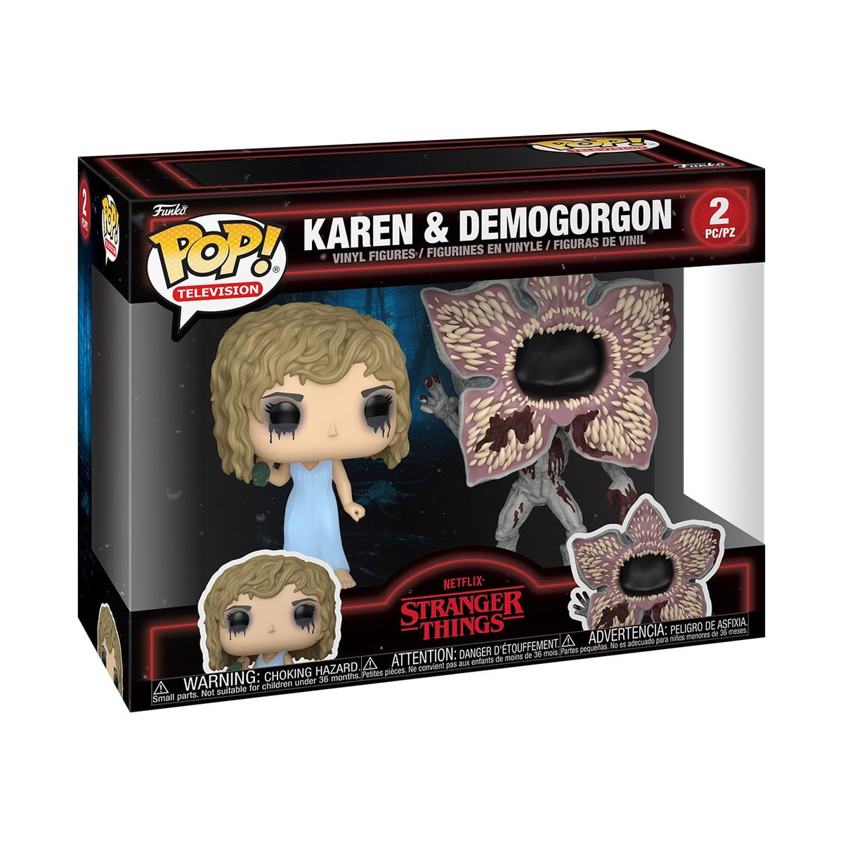 Funko Pop! TV: Stranger Things - Karen & Demogorgon, 2-Pack