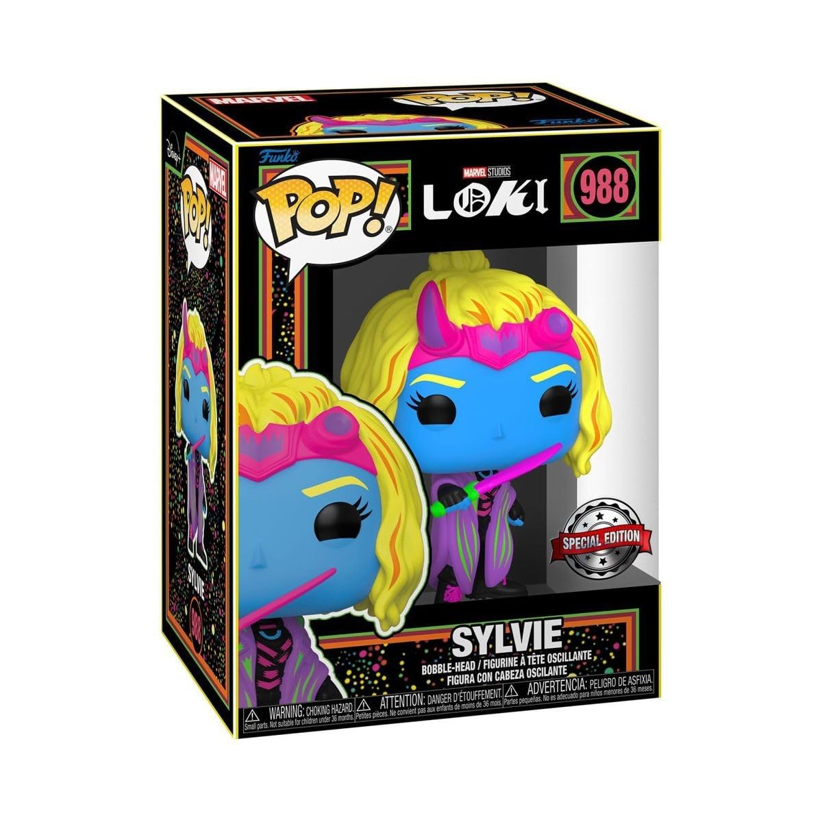 Funko Loki POP! Marvel Sylvie Exclusive Vinyl Bobble Head #988