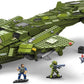 MEGA Halo Toy Building Sets, Pelican Inbound Vehicle with 2024 Pieces, 3 Micro Action Figures and Accessories, for Collectors