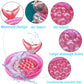 Inflatable Kiddie Pools Mermaid, Backyard Round Swimming Pool for Kids, Cute Raft Paddling Pool Indoor&Outdoor Toddler Fun Water Swim Beach Floaties