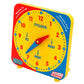 Junior Learning: What's the Time Geared Clock - The Manual Visual Learning Clock, Learn Minutes to & Past, Battery Free, Educational Toy, Kids Ages 5+