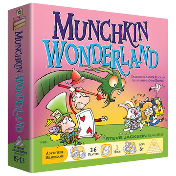 Munchkin Wonderland Board Game | Family Board and Card Game | for Adults and Kids | Fantasy Adventure | Ages 6+ | for 2-6 Players | Average Play Time