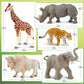 Safari Ltd. Zoo Animal Toy Set - 5 Figurines of Elephant, Giraffe, Jaguar, Rhino, Buffalo - Play Set for Boys, Girls, and Kids 3+